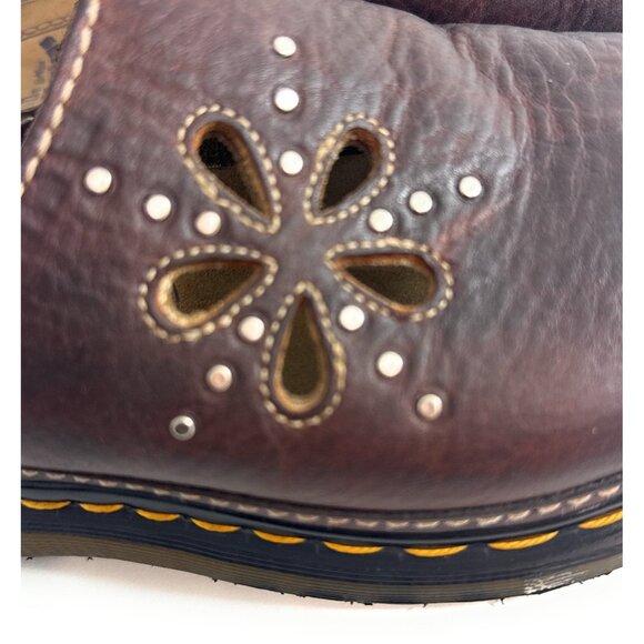 Vtg Doc Dr Martens Flower Cutout Chunky Sandals Womens Sz US 5 Made In England - Picture 6 of 14